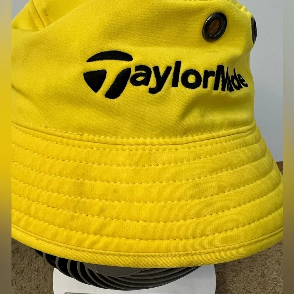 TaylorMade Yellow & Black Bucket Hat - S/M